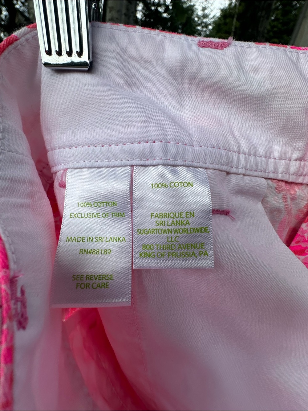 Lilly Pulitzer Pink Swirl Print Micro Shorts Preppy Resortwear Coastal Feminine - Picture 8 of 14